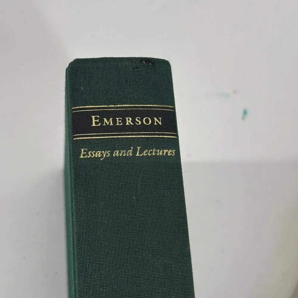 Library of America Ralph Waldo Emerson OS Essays & Lectures Green Hardcover Book